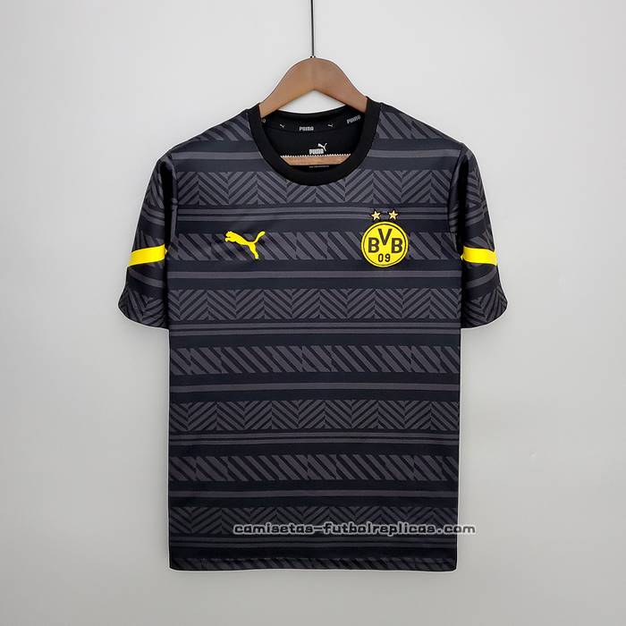 Camiseta Pre Partido del Borussia Dortmund 2022 Negro